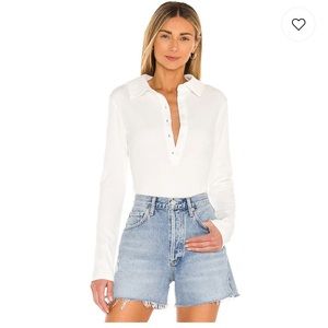 Lovers and Friends Flora Bodysuit in White